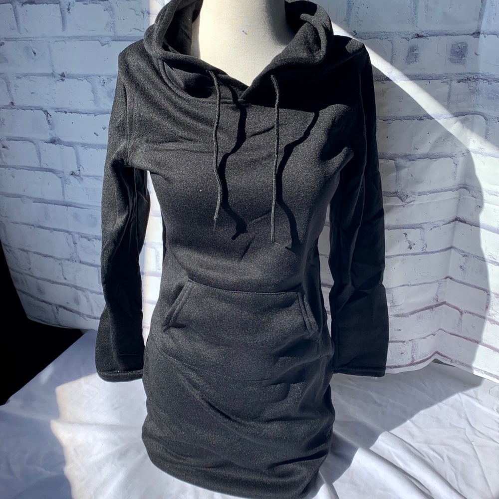 NWT Long Black Hoodie